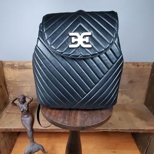 Sam Edelman Martha Quilted Backpack in Black